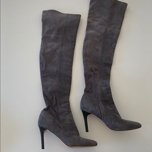 ColeHaan grey over the knee suede boots size 8.5B